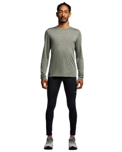 Футболка чоловіча довгий рукав Saucony PEREGRINE MERINO LONG SLEEVE (SAM800362-BUH)