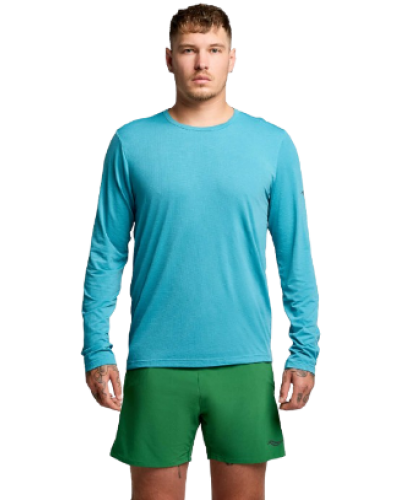 Футболка чоловіча довгий рукав Saucony STOPWATCH LONG SLEEVE (SAM800379-BYH)