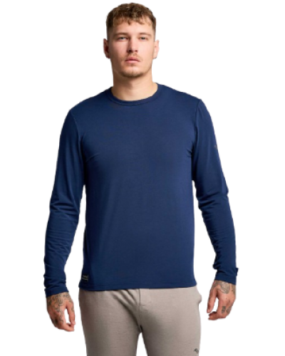 Футболка чоловіча довгий рукав Saucony TRIUMPH LONG SLEEVE (SAM800400-NV)