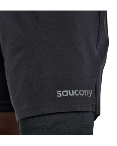 Шорти чоловічі Saucony OUTPACE 7" 2-IN-1 SHORT (SAM800335-BK)