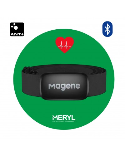 Пульсометр Magene H64 з Bluetooth BLE 4.0 и ANT+ для Garmin, Polar, Wahoo, Apple Watch, та всіх смартфонів