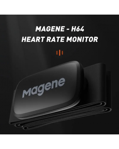 Пульсометр Magene H64 з Bluetooth BLE 4.0 и ANT+ для Garmin, Polar, Wahoo, Apple Watch, та всіх смартфонів