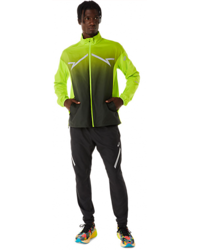 Чоловіча куртка для бігу Asics LITE-SHOW JACKET (2011C745-300) жовтий колір, розмір M