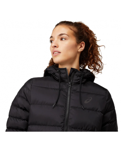 Жіноча куртка для занять спортом Asics DOWN JACKET LONG W (2032C154-001) чорний колір, розмір XS