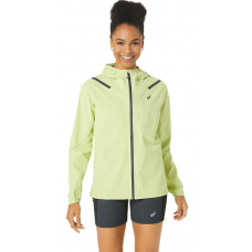 Жіноча куртка для бігу Asics ACCELERATE WATERPROOF 2.0 JACKET (2012C219) оливковий колір, розмір XL