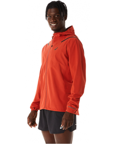 Чоловіча вітрівка для бігу Asics ACCELERATE WATERPROOF 2.0 JACKET (2011C242-600) червоний колір, розмір 2XL