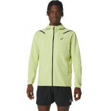 Чоловіча вітрівка для бігу Asics ACCELERATE WATERPROOF 2.0 JACKET (2011C242) жовтий колір, розмір 2XL