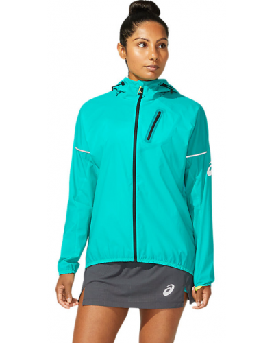 Жіноча куртка для бігу Asics FUJITRAIL JACKET (2012B930-800) блакитний колір, розмір L