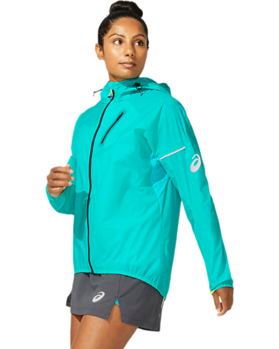 Жіноча куртка для бігу Asics FUJITRAIL JACKET (2012B930-800) блакитний колір, розмір S