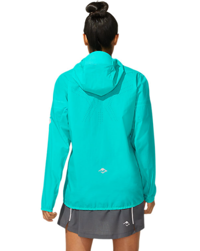 Жіноча куртка для бігу Asics FUJITRAIL JACKET (2012B930-800) блакитний колір, розмір S