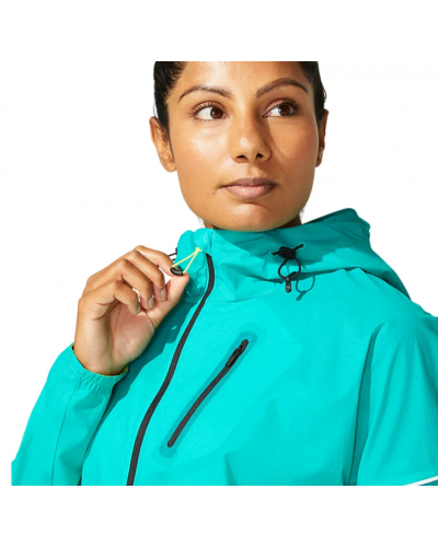 Жіноча куртка для бігу Asics FUJITRAIL JACKET (2012B930-800) блакитний колір, розмір S