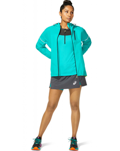 Жіноча куртка для бігу Asics FUJITRAIL JACKET (2012B930-800) блакитний колір, розмір S