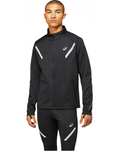 Чоловіча куртка для бігу Asics LITE-SHOW WINTER JACKET (2011C107-001) чорний колір, розмір 2XL