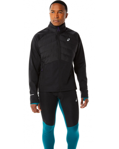 Чоловіча куртка для бігу Asics WINTER RUN JACKET (2011C397-001) чорний колір, розмір S