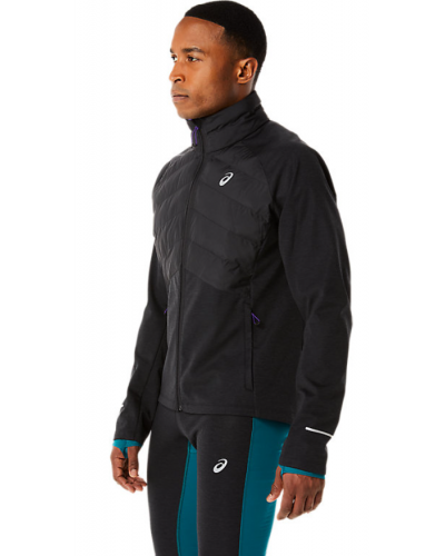 Чоловіча куртка для бігу Asics WINTER RUN JACKET (2011C397-001) чорний колір, розмір S