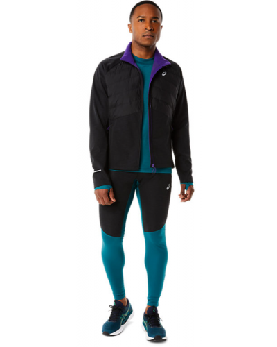 Чоловіча куртка для бігу Asics WINTER RUN JACKET (2011C397-001) чорний колір, розмір S