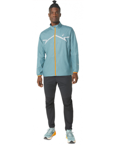 Чоловіча куртка для бігу Asics LITE-SHOW JACKET (2011C875) м'ятний колір, розмір 2XL