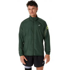 Чоловіча куртка для бігу Asics ICON JACKET (2011C733-300) зелений колір, розмір 2XL