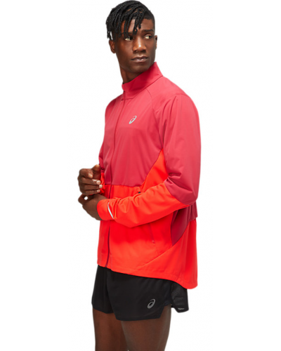 Чоловіча куртка для бігу Asics VENTILATE JACKET (2011A785-601) червоний колір, розмір 2XL