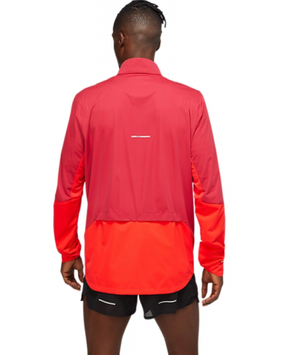 Чоловіча куртка для бігу Asics VENTILATE JACKET (2011A785-601) червоний колір, розмір 2XL