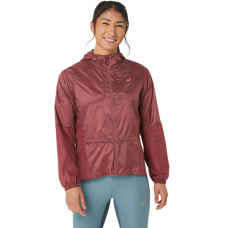 Жіноча куртка для бігу Asics NAGINO PACKABLE RUN JACKET (2012C849) бордовий колір, розмір XL