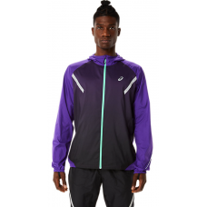 Чоловіча куртка для бігу Asics LITE-SHOW JACKET (2011C111-500) фіолетовий колір, розмір 2XL