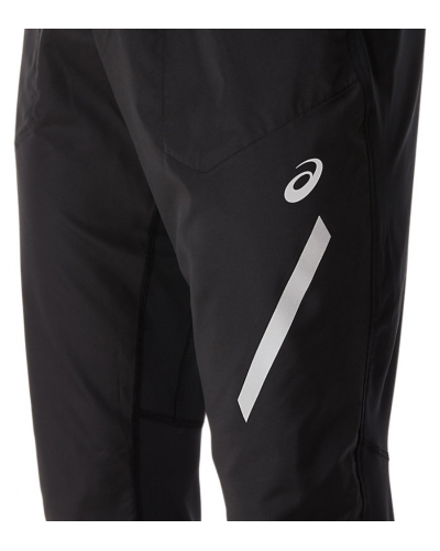 Чоловічі штани для бігу Asics LITE-SHOW PANT (2011C754) чорний колір, розмір S