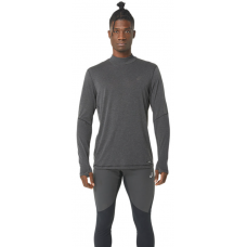 Чоловічий лонгслів для бігу Asics METARUN MOCK NECK LS TOP (2011C873) сірий колір, розмір XL