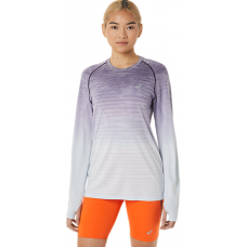 Жіночий лонгслів для бігу Asics SEAMLESS LS TOP (2012C392-500) розмір XL