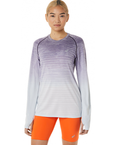 Жіночий лонгслів для бігу Asics SEAMLESS LS TOP (2012C392-500) розмір XL