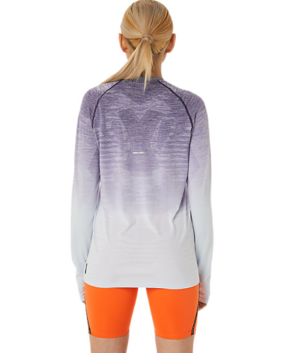 Жіночий лонгслів для бігу Asics SEAMLESS LS TOP (2012C392-500) розмір L