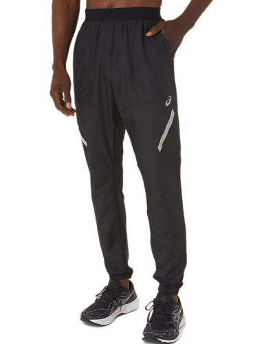 Чоловічі штани для бігу Asics LITE-SHOW PANT (2011C384-001) чорний колір, розмір 2XL