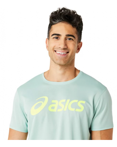 Чоловіча футболка для бігу Asics CORE TOP (2011C334-304) м'ятний колір, розмір S