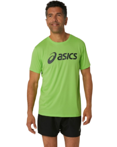 Чоловіча футболка для бігу Asics CORE TOP (2011C334) зелений колір, розмір M