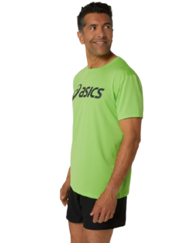 Чоловіча футболка для бігу Asics CORE TOP (2011C334) зелений колір, розмір M