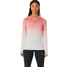 Жіночий лонгслів для бігу Asics SEAMLESS LS TOP (2012C392-100) розмір M