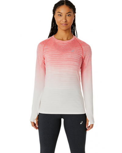 Жіночий лонгслів для бігу Asics SEAMLESS LS TOP (2012C392-100) розмір M