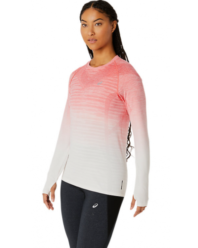 Жіночий лонгслів для бігу Asics SEAMLESS LS TOP (2012C392-100) розмір M