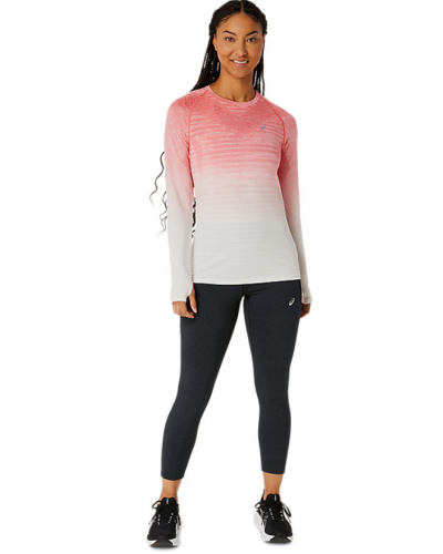 Жіночий лонгслів для бігу Asics SEAMLESS LS TOP (2012C392-100) розмір M