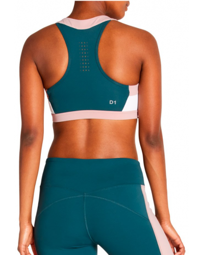 Жіночий топ для бігу Asics COLOR BLOCK BRA 2 (2032A409-407) синій колір, розмір L