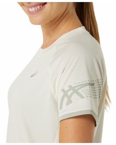 Жіноча футболка для бігу Asics ICON SS TOP (2012C741) білий колір, розмір XS