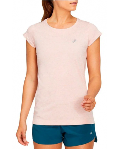 Жіноча футболка для бігу Asics RACE SEAMLESS SS TOP (2012A786-700) рожевий колір, розмір XS