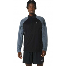 Чоловічий лонгслів для бігу Asics ICON LS 1/2 ZIP (2011C732-001) розмір XL