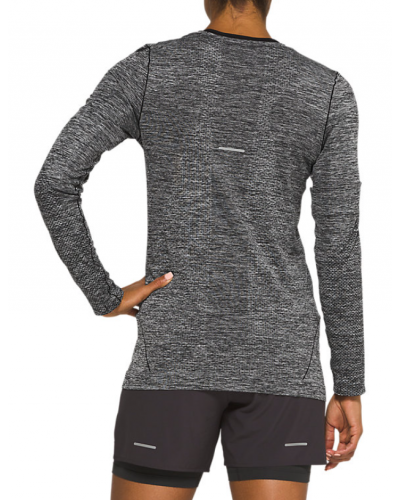 Жіночий лонгслів для бігу Asics RACE SEAMLESS LS (2012A788-001) розмір L