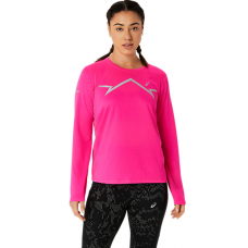 Жіночий лонгслів для бігу Asics LITE-SHOW LS TOP (2012C937) рожевий колір, розмір L