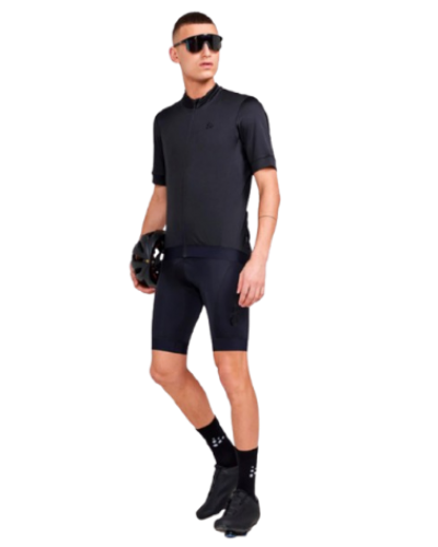 Чоловіче велоджерсі Craft CORE ESSENCE JERSEY REGULAR FIT M BLACK XL (1913163-999000)
