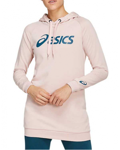 Жіноча кофта для занять спортом Asics BIG ASICS OTH HOODIE DRESS (2032B689-702) рожевий колір, розмір S