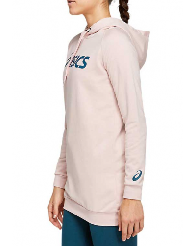 Жіноча кофта для занять спортом Asics BIG ASICS OTH HOODIE DRESS (2032B689-702) рожевий колір, розмір S