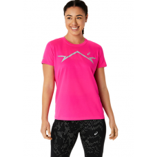 Жіноча футболка для бігу Asics LITE-SHOW SS TOP (2012C938) розовий колір, розмір L