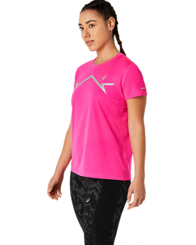 Жіноча футболка для бігу Asics LITE-SHOW SS TOP (2012C938) розовий колір, розмір XS